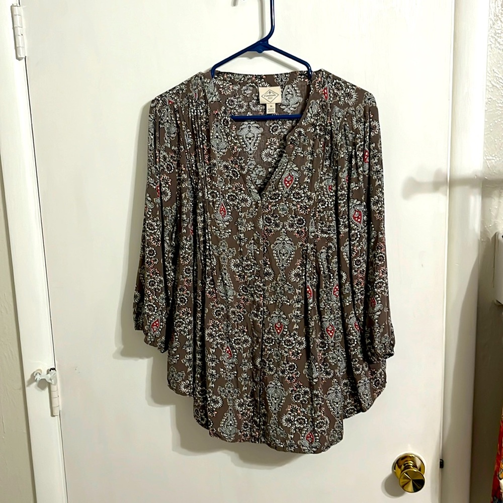 St. John’s Bay tunic top plated front